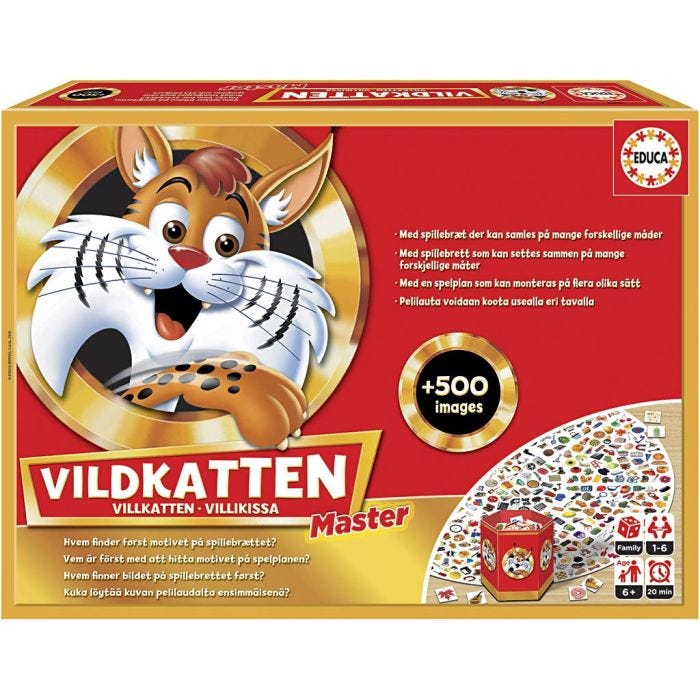 Villkatten master brettspill , 1 pk.