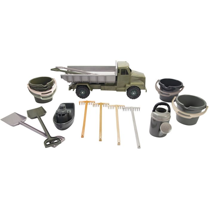 dantoy GREEN BEAN Sandsett, 15 deler/ 1 sett