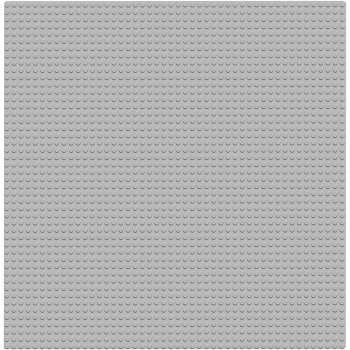 LEGO® Byggeplate, str. 38x38 cm, grå, 1 stk.