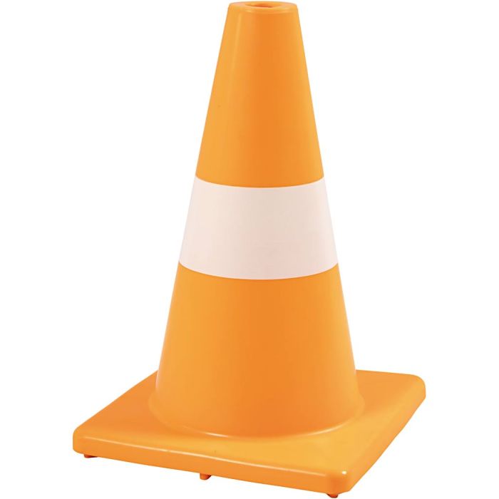 Trafikkjegle, H: 30 cm, 1 stk.