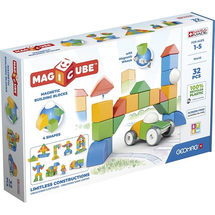 Geomag Magicubes, 32 deler/ 1 pk.