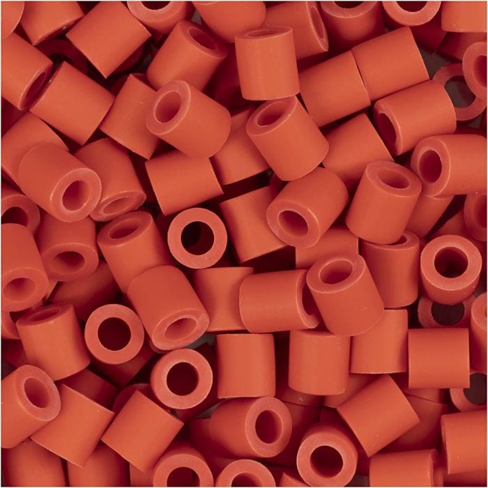 NABBI BioBeads, str. 5x5 mm, hullstr. 2,5 mm, medium, lys rød, 1000 stk./ 1 pk.