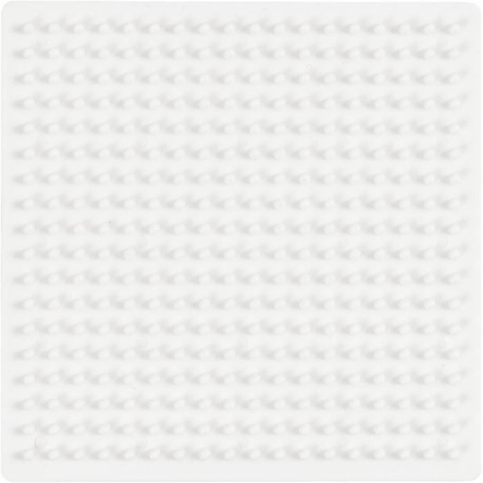 NABBI BioBeads Perleplate, kvadratiske, 9,5x9,5 cm, medium, 1 stk.