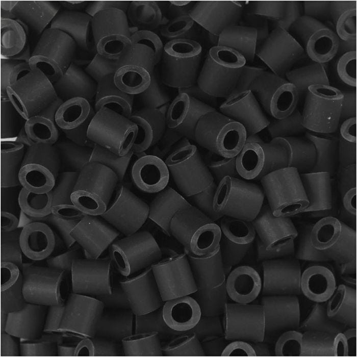 NABBI BioBeads, str. 5x5 mm, hullstr. 2.5 mm, medium, svart, 1000 stk./ 1 pk.