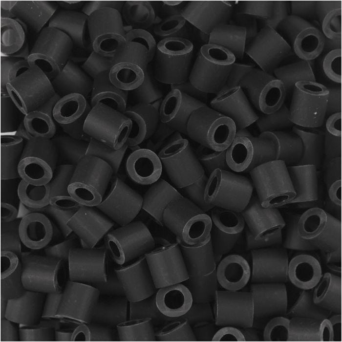 NABBI BioBeads, str. 5x5 mm, hullstr. 2.5 mm, medium, svart, 3000 stk./ 1 pk.
