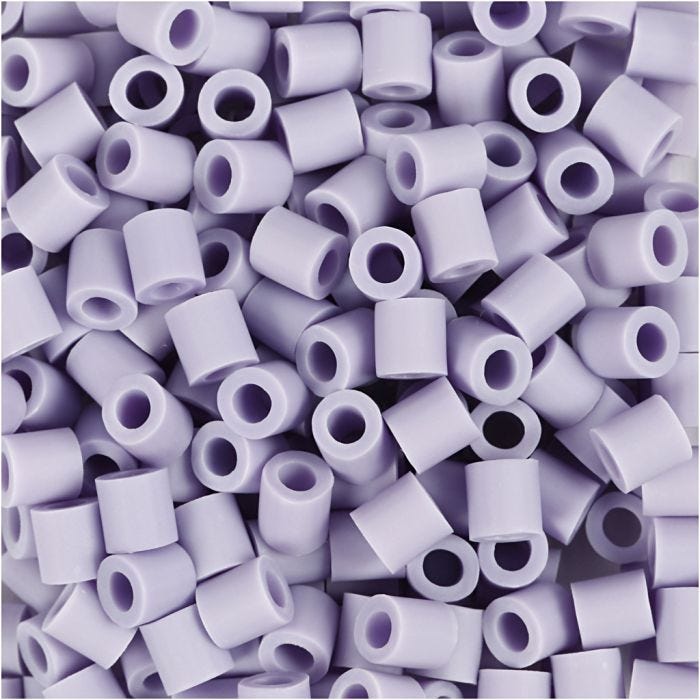 NABBI BioBeads, str. 5x5 mm, hullstr. 2.5 mm, medium, lilla, 3000 stk./ 1 pk.