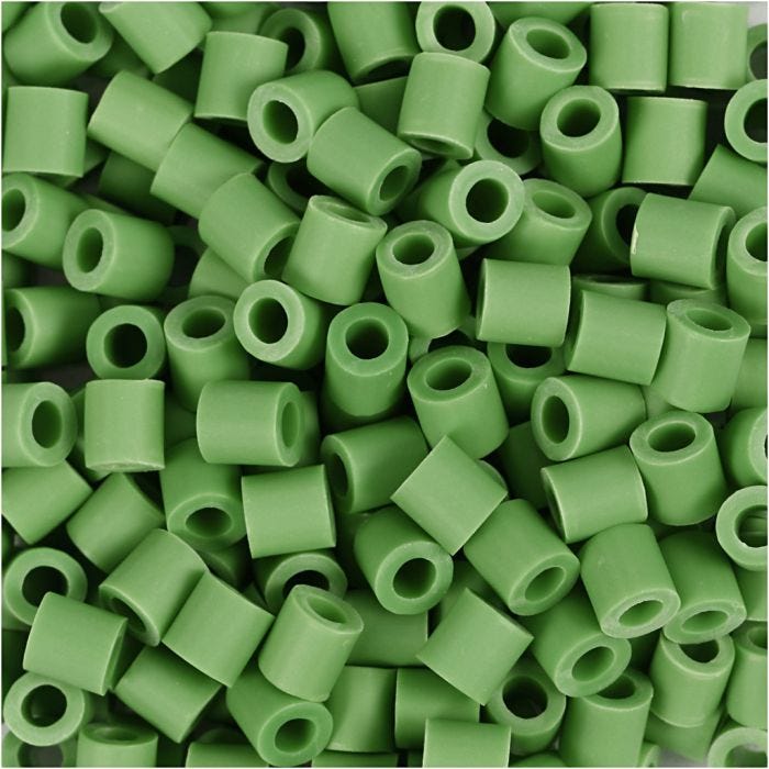 NABBI BioBeads, str. 5x5 mm, hullstr. 2.5 mm, medium, grønn, 3000 stk./ 1 pk.