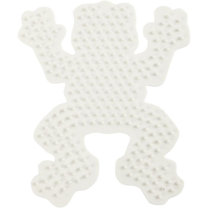 NABBI BioBeads Perleplate, frosk, 10x12 cm, medium, 1 stk.