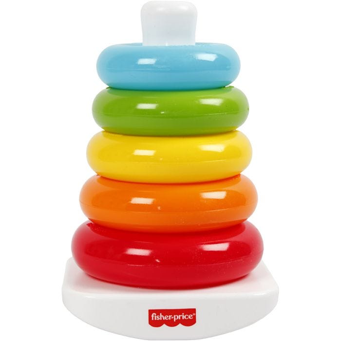 Fisher Price Eco Rock-a-Stack, Stabeltårn, H: 21,5 cm, B: 14 cm, 1 sett