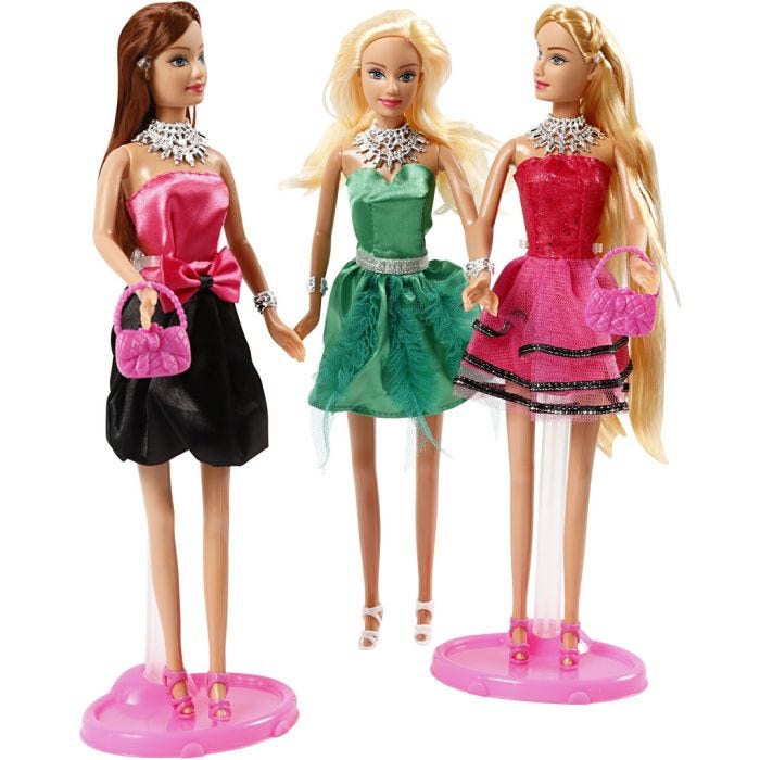 Lucy-Dukke Fashion, str. 29 cm, 3 stk./ 1 pk.
