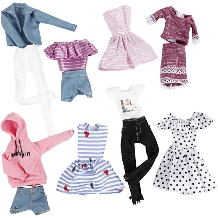 Lucy Dress Up, 8 sett/ 1 pk.