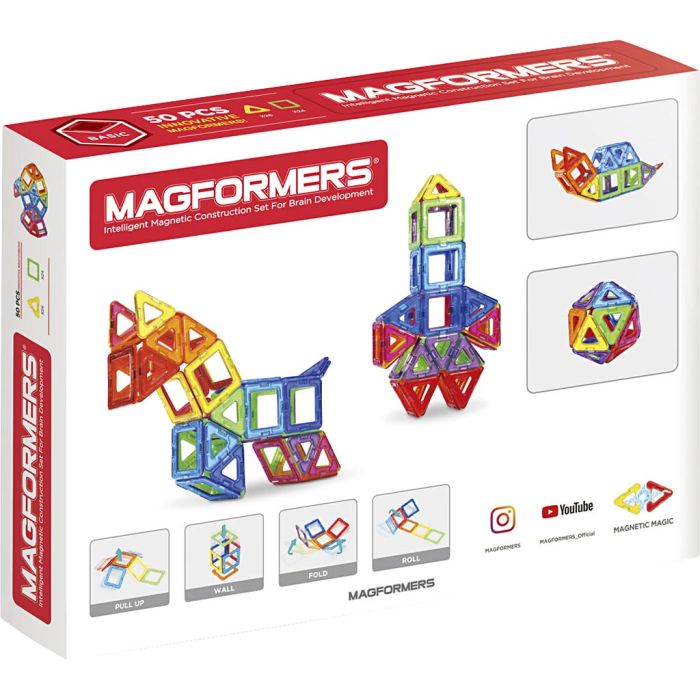 MAGFORMERS, 50 deler/ 1 pk.