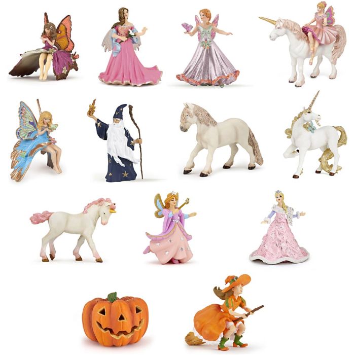 papo Magiske Vesener, str. 5-12 cm, 13 stk./ 1 sett