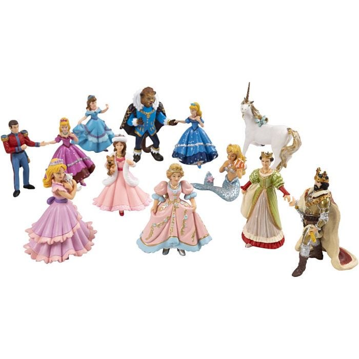 papo Eventyrfigurer, str. 6-9 cm, 12 stk./ 1 sett