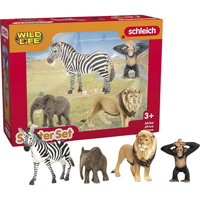 Schleich Ville dyr, Afrika startsett, 4 stk./ 1 pk.