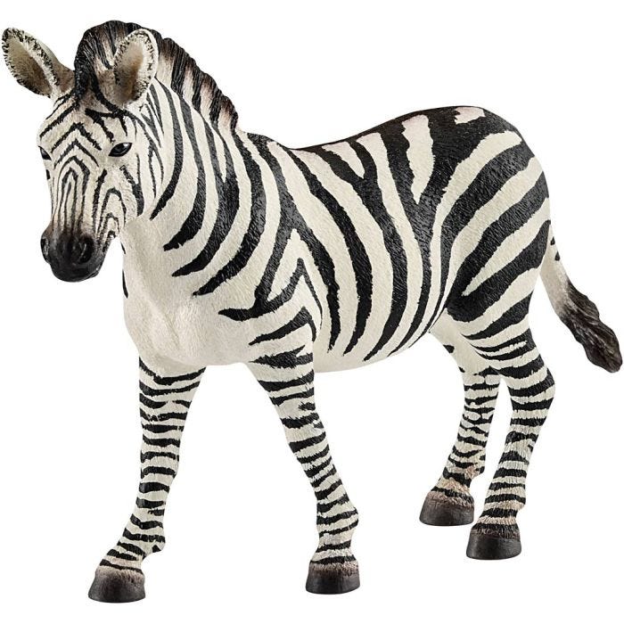 Schleich Ville dyr, Sebra, str. 8,5x12x3,2 cm, 1 stk.