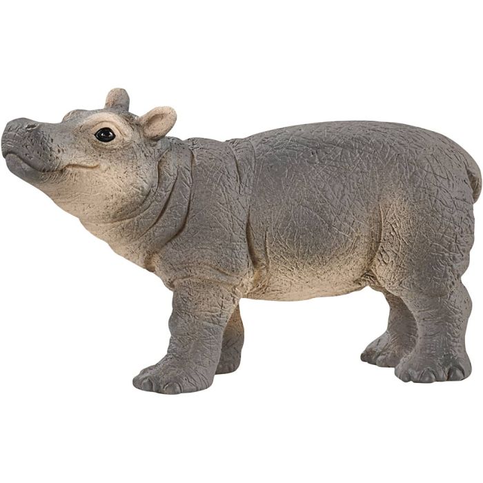 Schleich Ville dyr, Flodhest, baby, 3,4x6x2,8 cm, 1 stk.