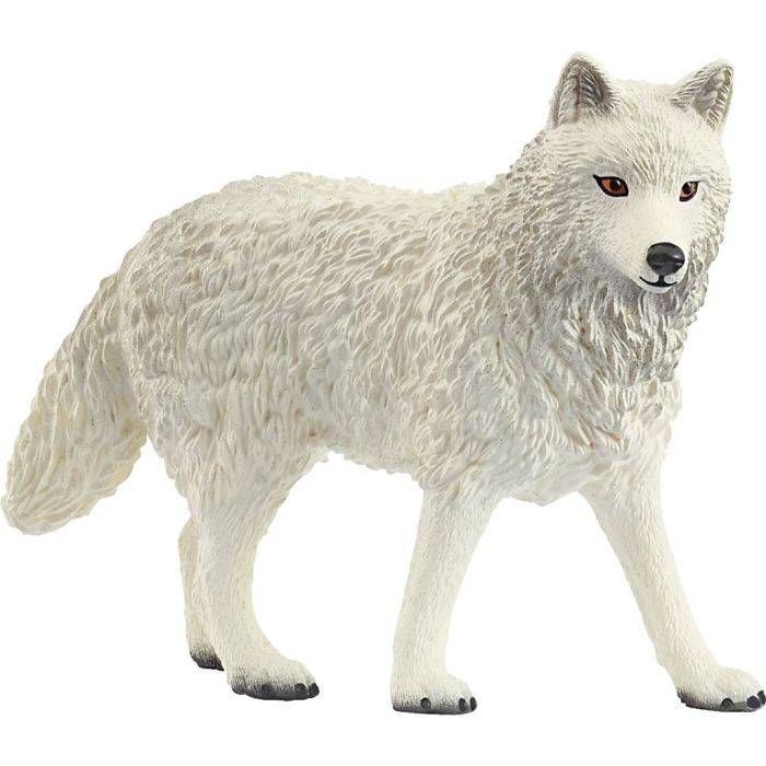 Schleich Nordisk dyreliv, Arktisk ulv, str. 6.1x8.3x3.2 cm, 1 stk.