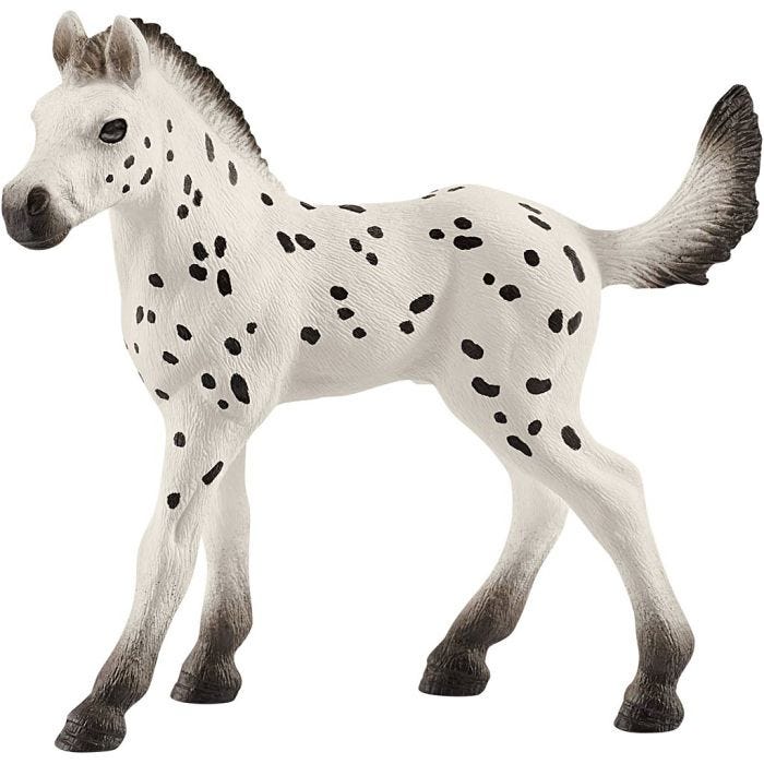Schleich Hester, Føll med prikker, 7,7x8,6x3,2 cm, 1 stk.