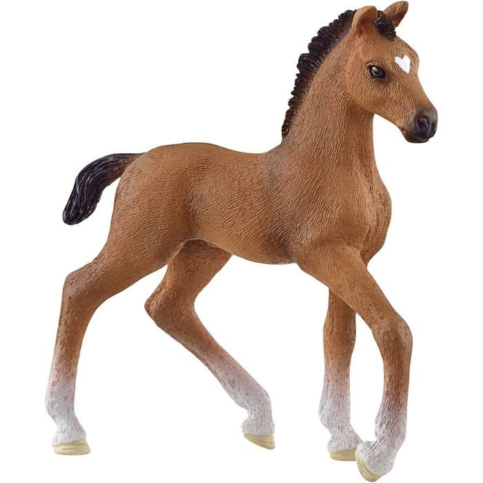 Schleich Hester, Oldenburg-føll, str. 7,8x7,9x2,5 cm, 1 stk.
