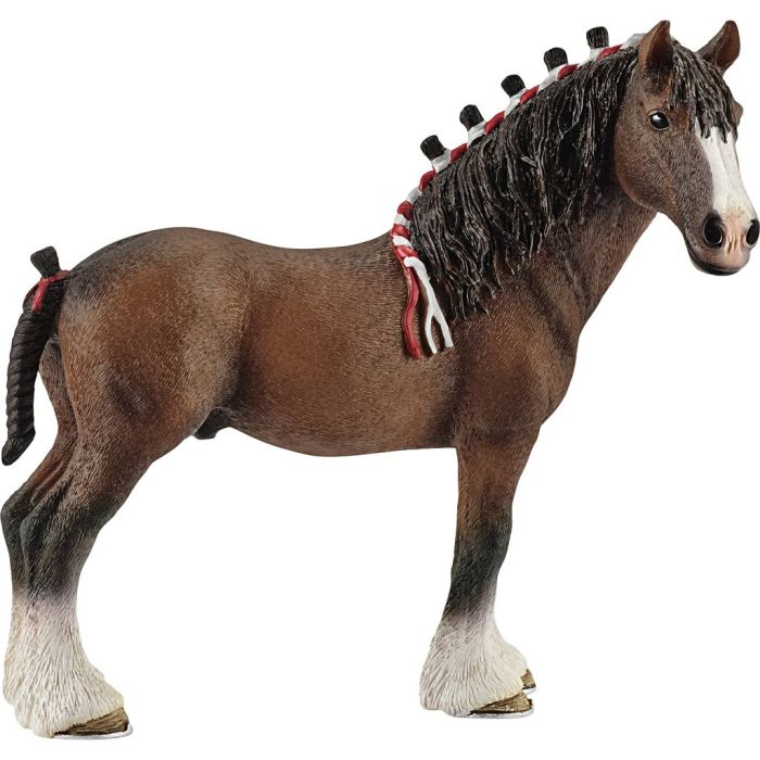 Schleich Hester, Clydesdale-vallak, str. 12,3x12,4x6,2 cm, 1 stk.