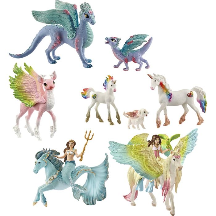 Schleich Alver og feer, 10 deler/ 1 sett