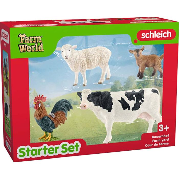 Schleich Bondegårdsdyr, Startpakke, 4 stk./ 1 pk.