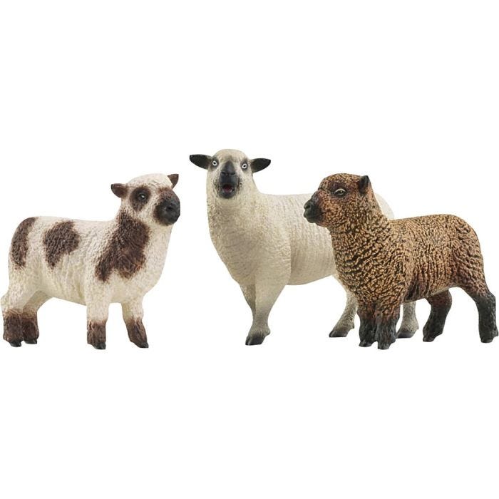 Schleich Bondegårdsdyr, Saueflokk, 3 stk./ 1 pk.