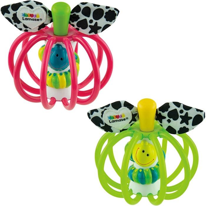 Lamaze Gripeleker, Eple, L: 9 cm, B: 8 cm, 2 stk./ 1 pk.