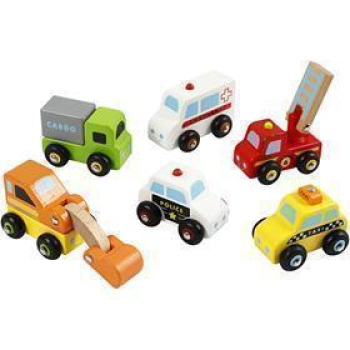 VIGA minibiler, 7-9 cm, 6deler/ 1 pk.