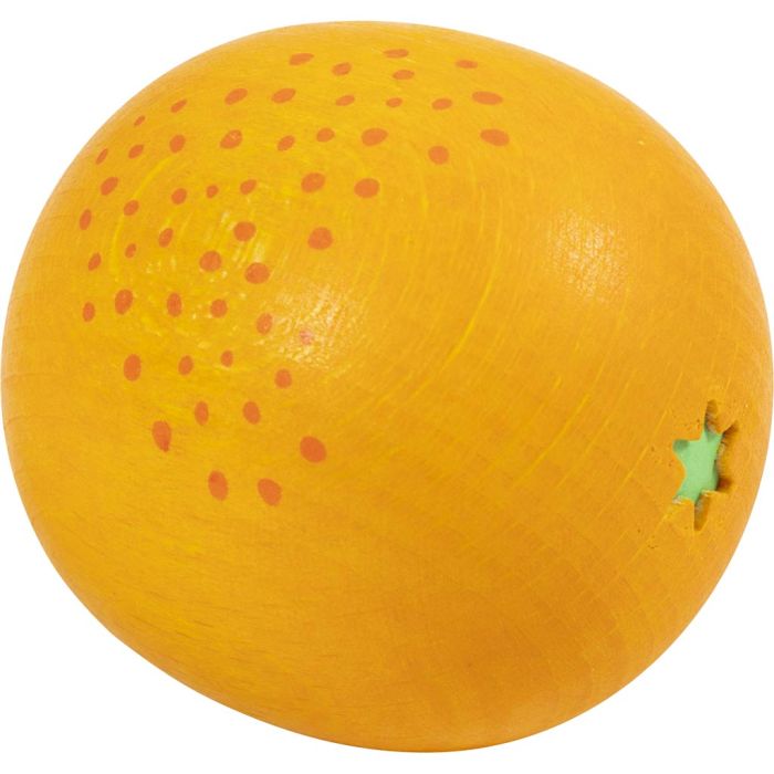 Mat av tre, Appelsin, str. 42x42x46 mm, 1 stk.