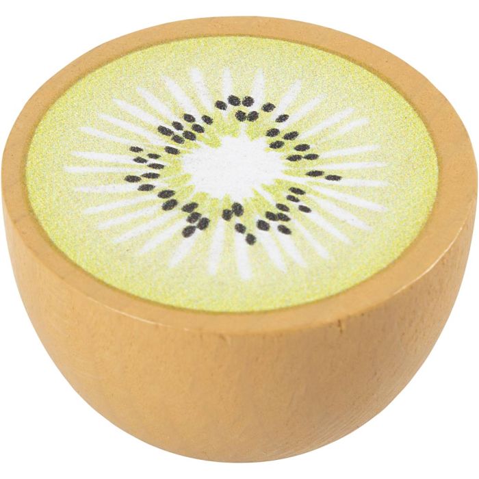 Mat av tre, Kiwi, str. 40x40x28 mm, 1 stk.