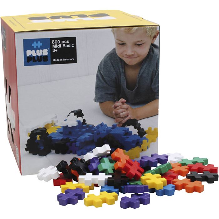 Plus Plus Big, str. 5x3 cm, 800 stk./ 1 pk.