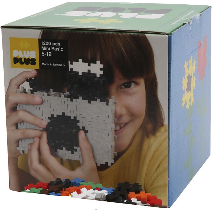 Plus Plus Basic, str. 1,2x2 cm, 2400 stk./ 1 sett