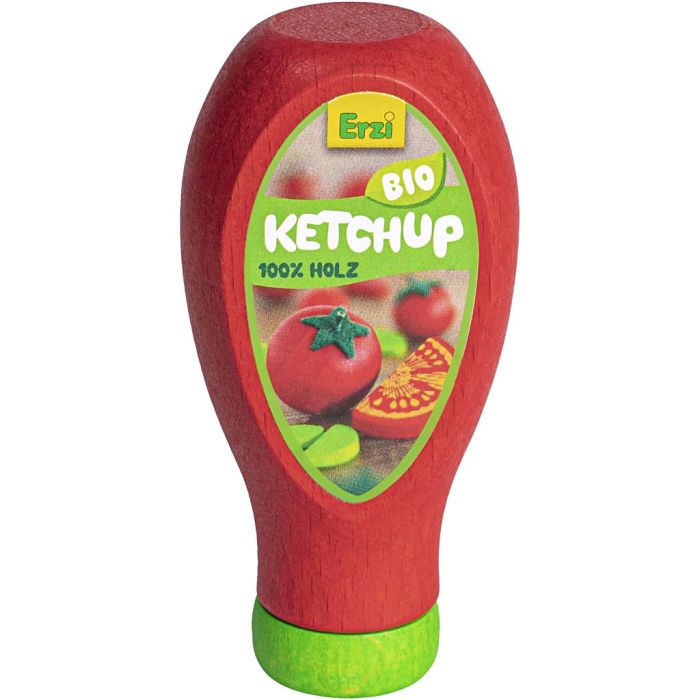 Mat av tre, ketchup, str. 43x28x90 mm, 1 stk.