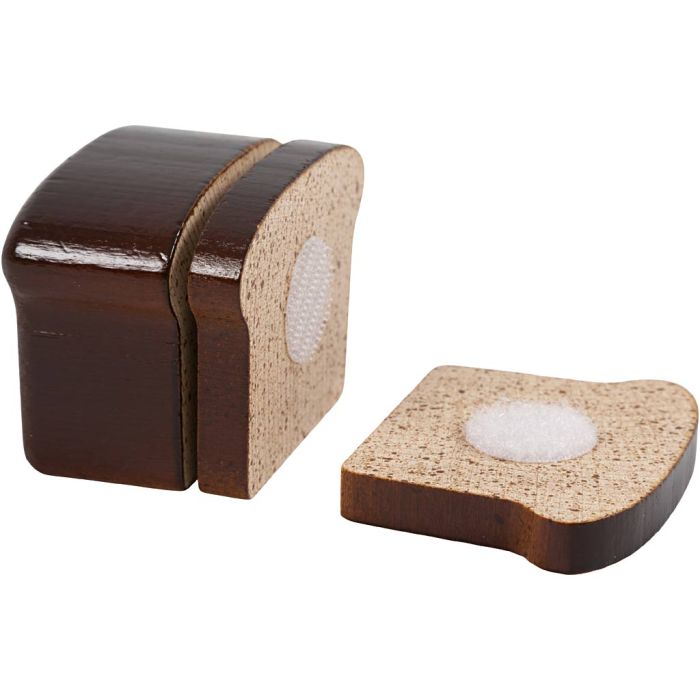 Lekemat i tre som kan "skjæres opp", str. 65x87x53 mm, 3 deler/ 1 pk.