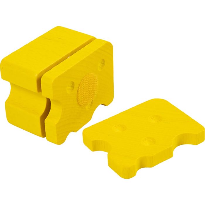 Mat av tre, str. 64x53x49 mm, 1 stk.