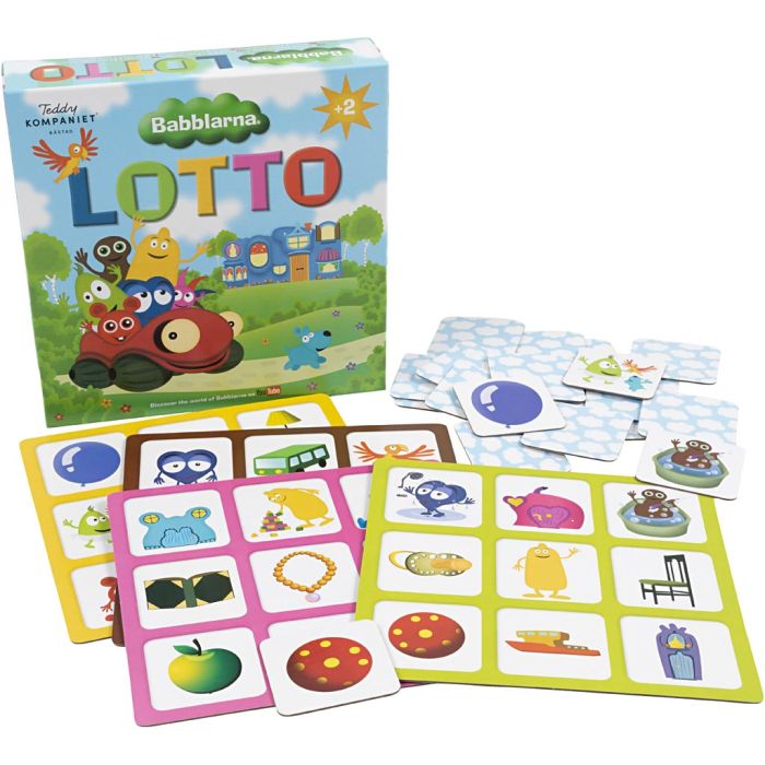 Babblarna Lotto, str. 20x20 cm, 36 brikker, 1 sett