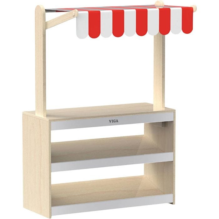 VIGA Matbod med Markise, 122 cm, 80, 44 cm, 1 stk.