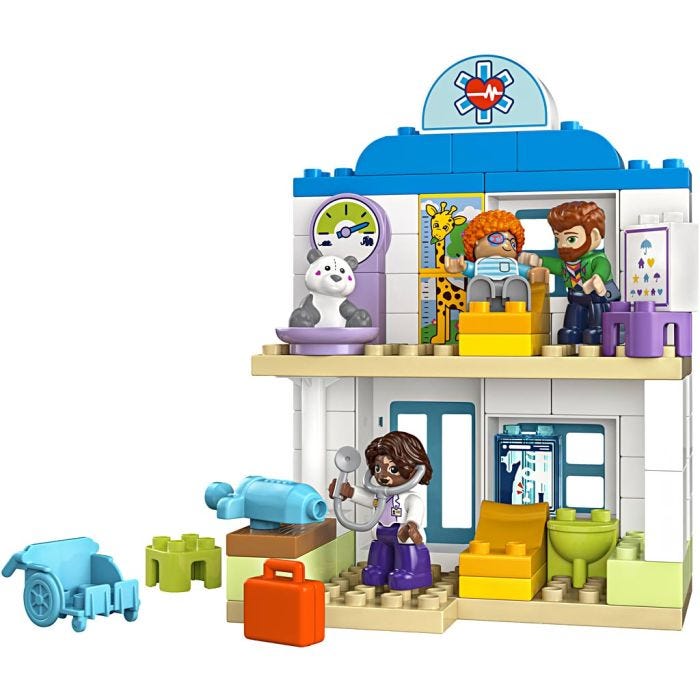 LEGO® DUPLO® første legebesøk, 65 deler/ 1 pk.