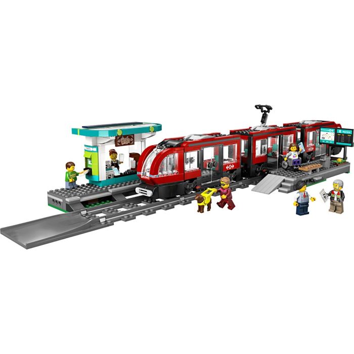 LEGO® City Trikkeholdeplass, 811 deler/ 1 pk.
