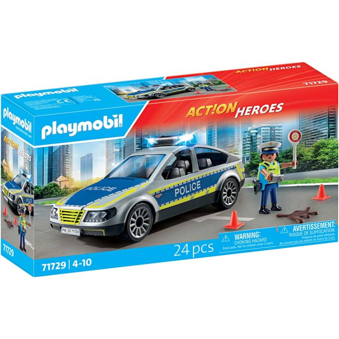 Playmobil politibil, str. 37,2x19,6x35,8 cm, 24 deler/ 1 pk.