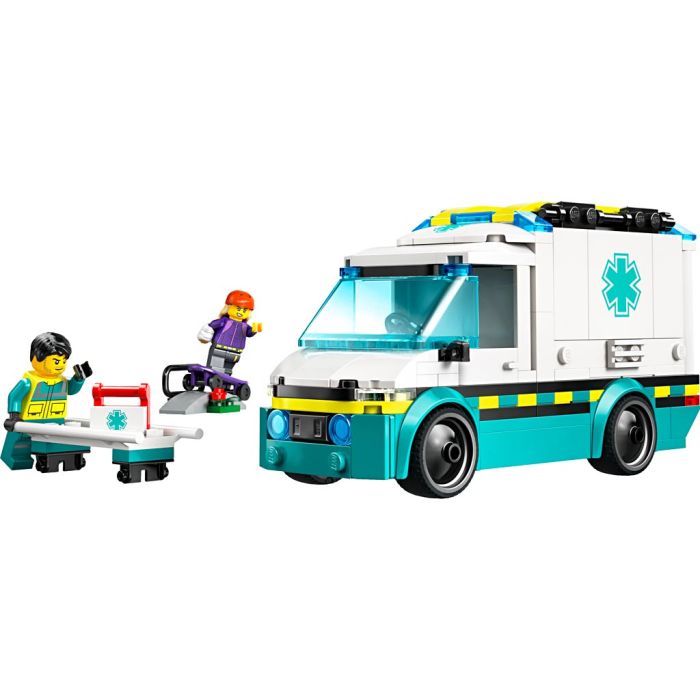 LEGO® City Ambulanse, 184 deler/ 1 pk.