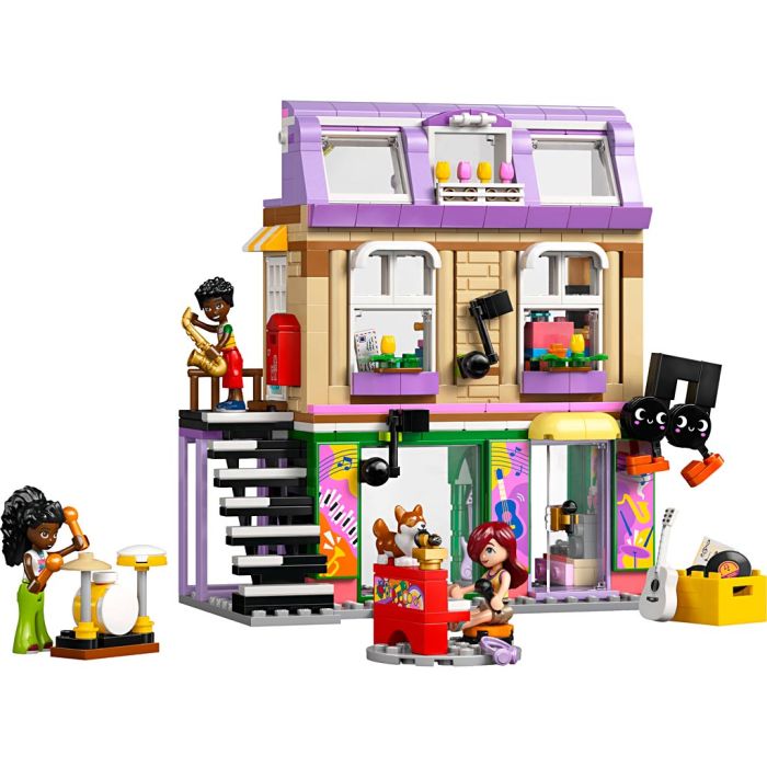 LEGO® Friends Musikkbutikk og leilighet, 483 deler/ 1 pk.