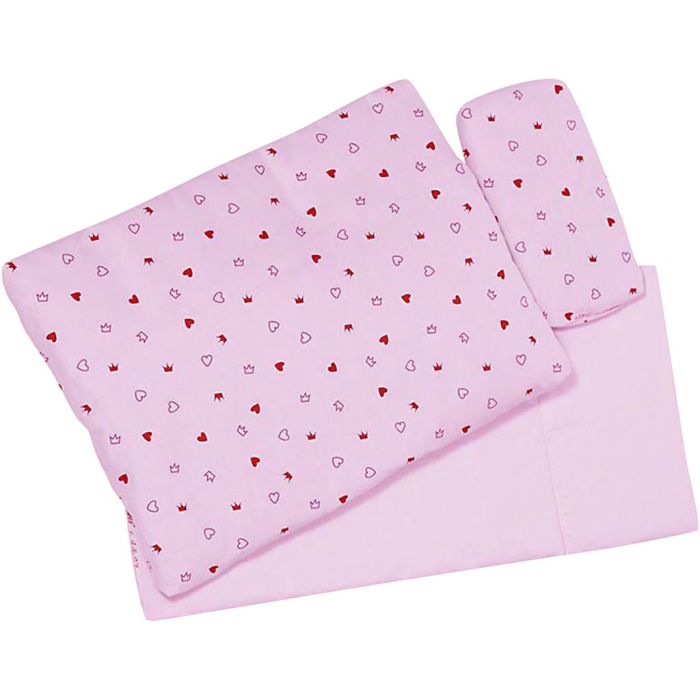 Dukkedyne, pute og madrass, 3 stk./ 1 sett