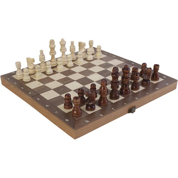 Sjakk, 29x29 cm, 1 sett