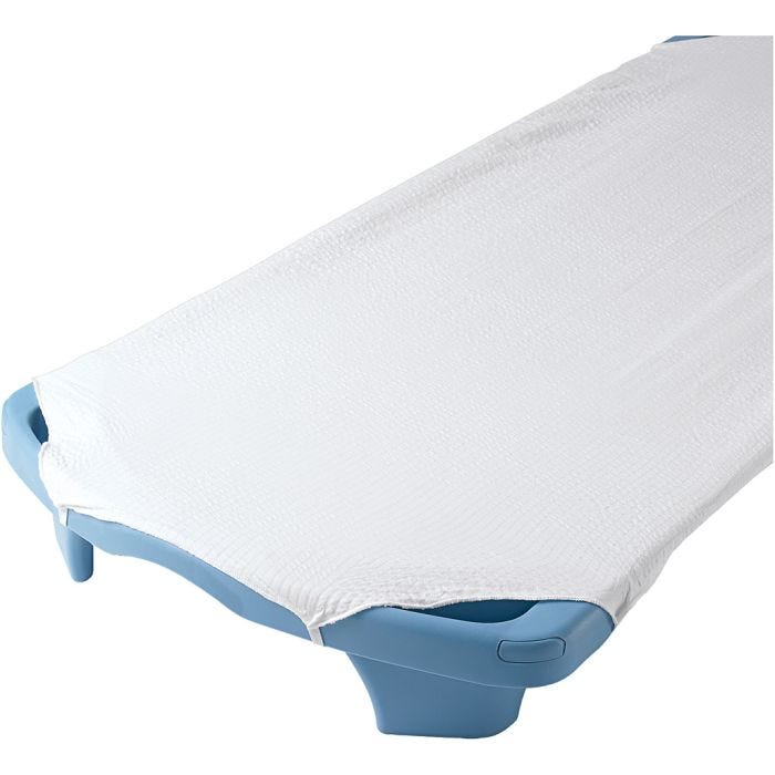 Økologisk bomullslaken, str. 57x98 cm, 1 pk.
