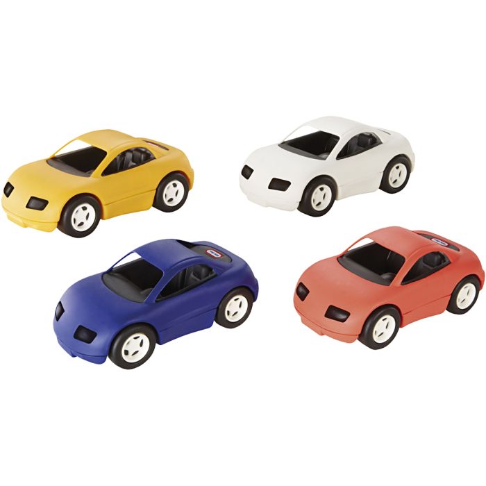 Little Tikes Racerbiler, str. 25 cm, 4 stk./ 1 pk.
