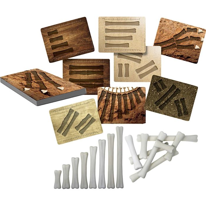 Dinosaurbein, str. 6-20 cm, 33 deler/ 1 pk.