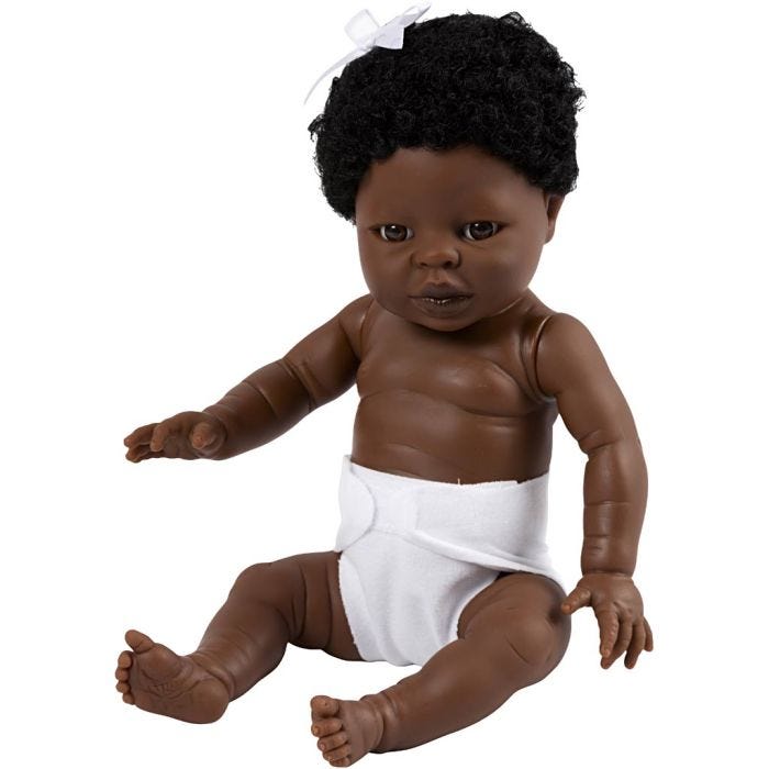 Babydukke, jente, 34 cm, 1 stk.